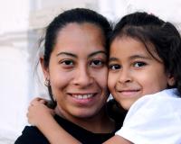 Mother and child image